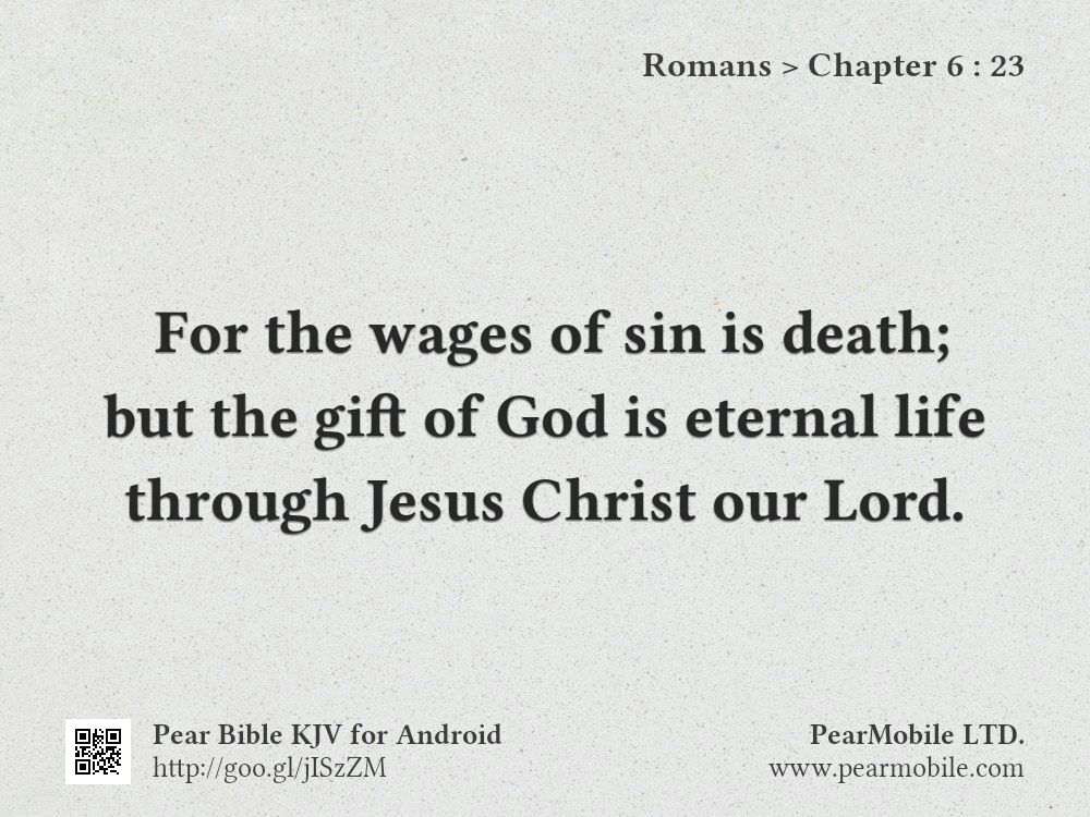 Romans, Chapter 6:23